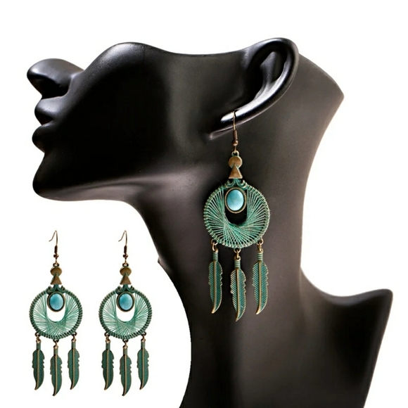 B2G1 Vintage Boho Dreamcatcher Dangle Earrings - Picture 8 of 9